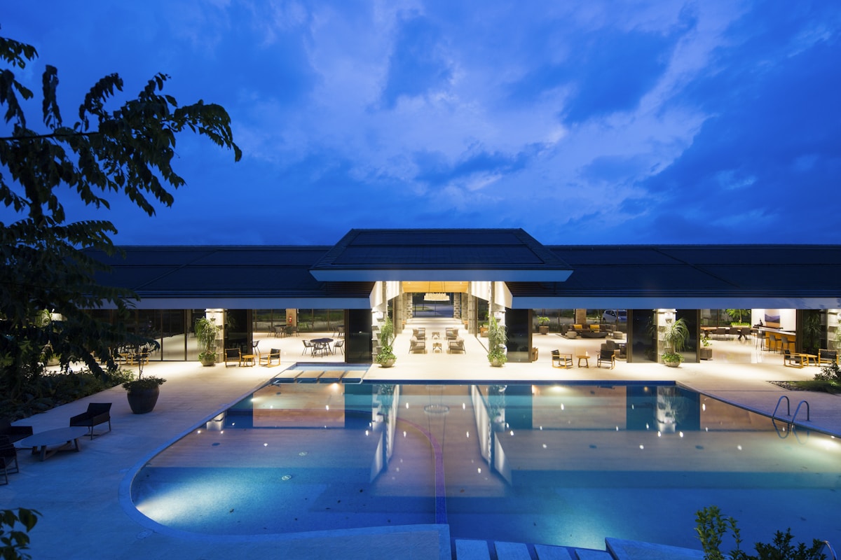 Full-service hotel tower, illustrative hospitality asset
